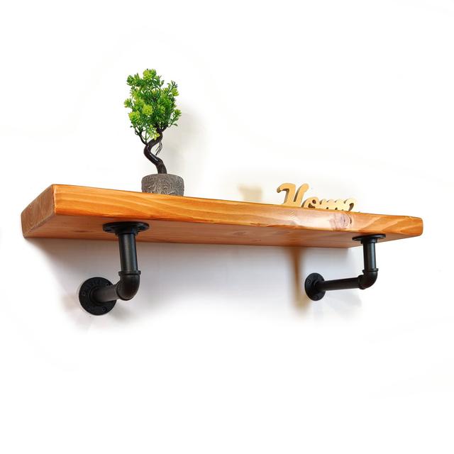 Eola Bracket Shelf Borough Wharf Size: 17cm H x 120cm W x 22.5cm D on Productcaster.