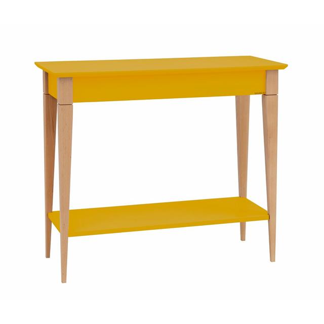 Adria Console Table Hashtag Home Size: 74cm H x 85cm W x 35cm D, Colour: Broom Yellow on Productcaster.