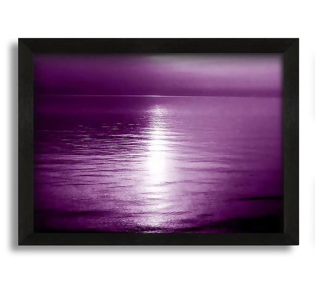 Serenity Mauve Framed Print House of Hampton Size: 42cm H x 60cm W x 10cm D on Productcaster.