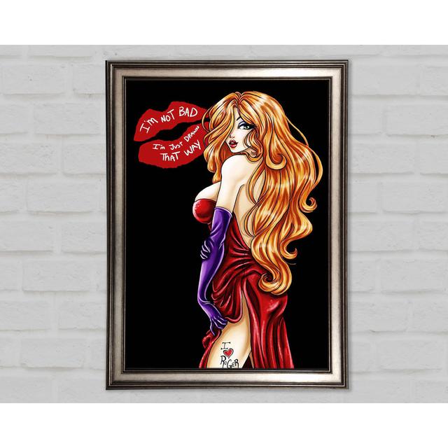 Jessica Rabbit I Love Roger - Single Picture Frame Art Prints Ophelia & Co. Size: 42cm H x 29.7cm W x 1.5cm D on Productcaster.