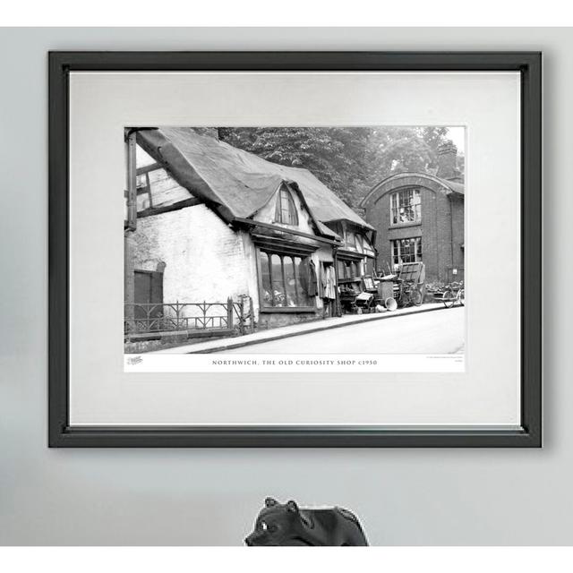 'Northwich, the Old Curiosity Shop C1950' - Picture Frame Photograph Print on Paper The Francis Frith Collection Size: 60cm H x 80cm W x 2.3cm D on Productcaster.