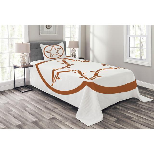 Adeodata Bedspread Set with Pillow Sham East Urban Home Size: 170 x 220 cm Bedspread - 1 Sham on Productcaster.