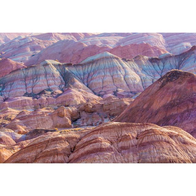 Danxia Landform by Sihasakprachum - Wrapped Canvas Photograph Natur Pur Size: 51cm H x 76cm W on Productcaster.