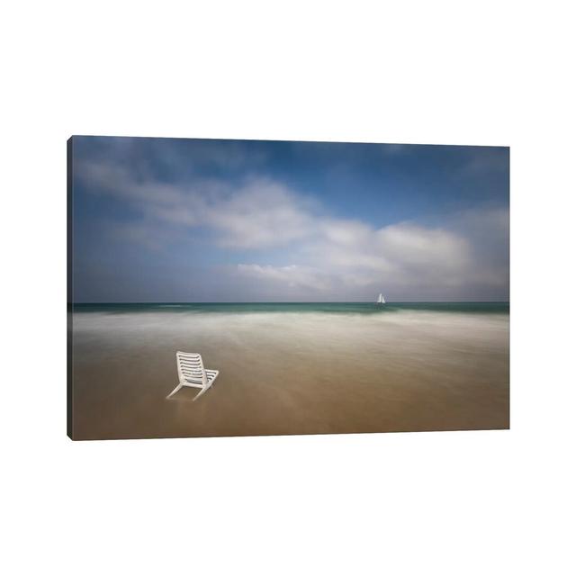 Sail Away by Azriel Yakubovitch - Wrapped Canvas Painting Highland Dunes Size: 45.72cm H x 66.04cm W on Productcaster.