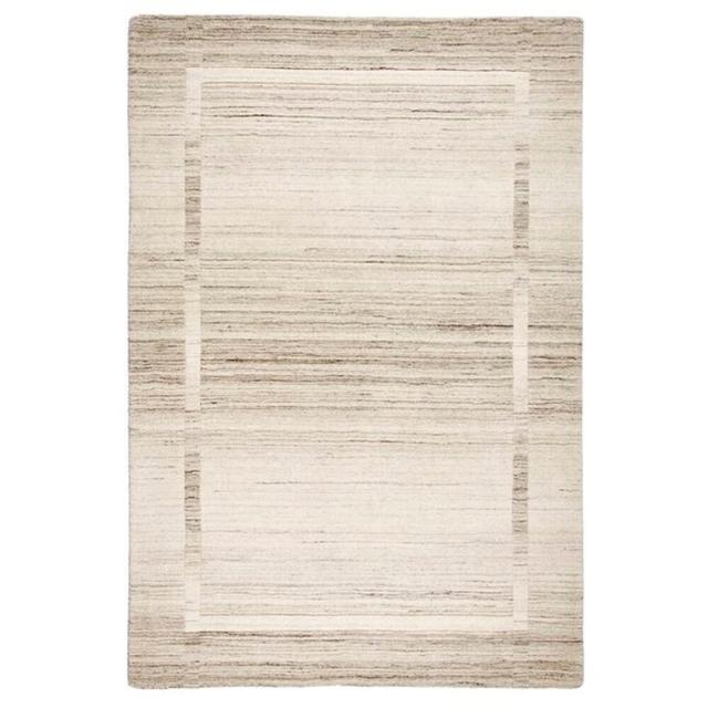 Aarju Hand Tufted Wool Beige/Grey Rug Ebern Designs Rug Size: Rectangle 120 x 170cm on Productcaster.