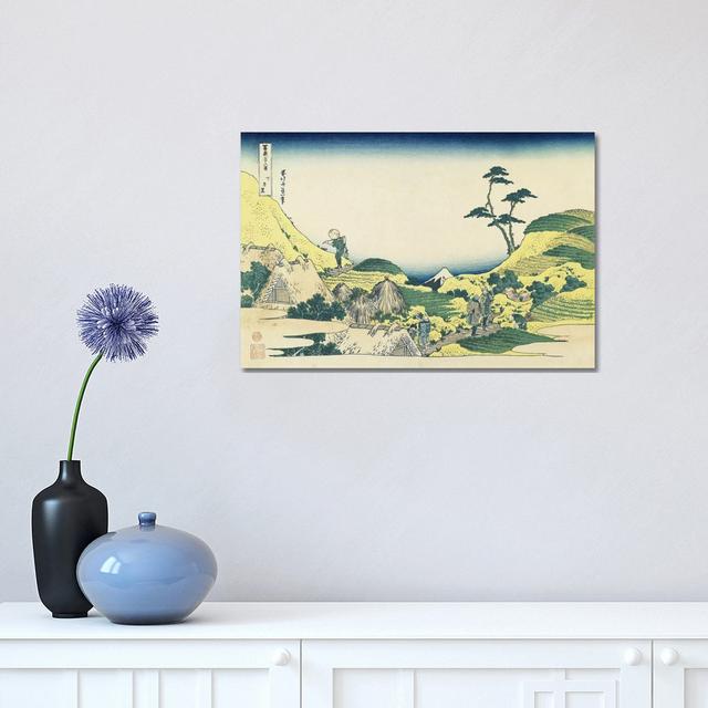 Lower Meguro by Katsushika Hokusai - Wrapped Canvas Print Rosalind Wheeler Size: 30.48cm H x 45.72cm W x 1.91cm D on Productcaster.