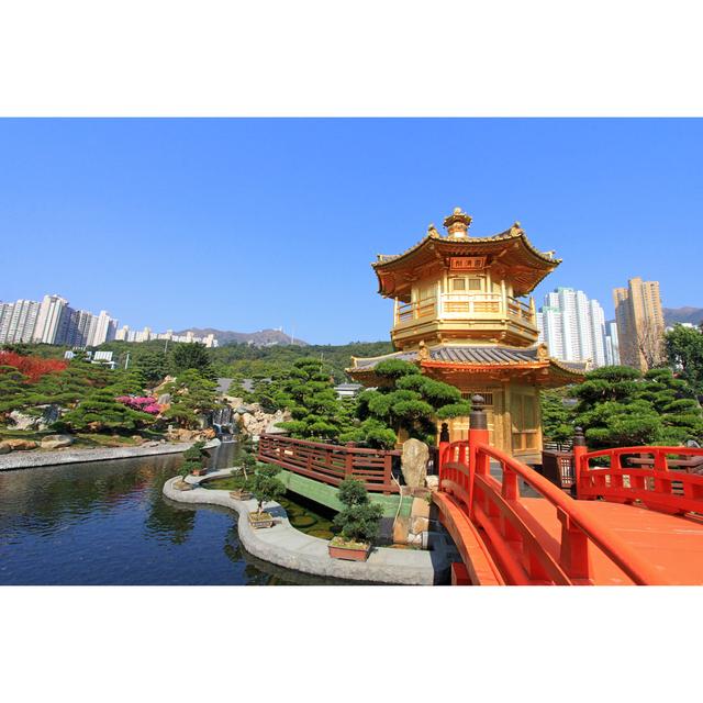 Nan Lian Garden by Sasimoto - Wrapped Canvas Print 17 Stories Size: 30cm H x 46cm W on Productcaster.