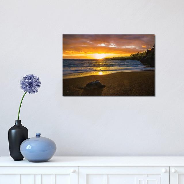 Sunrise In Hawaii House of Hampton Size: 30.48cm H x 45.72cm W x 1.91cm D on Productcaster.