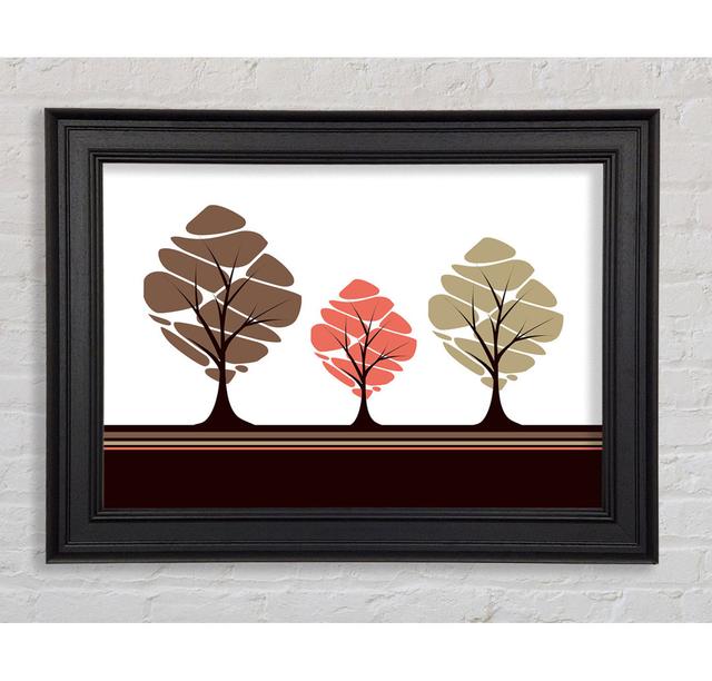 Trees - Single Picture Frame Art Prints Rosalind Wheeler Size: 21cm H x 42cm W x 8cm D on Productcaster.