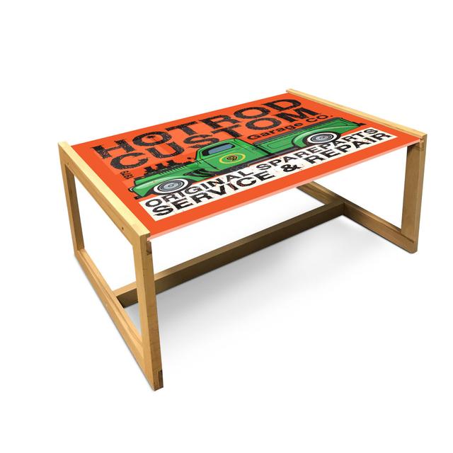 Injuste Sled Coffee Table East Urban Home Size: 90cm H x 62cm W x 40cm D on Productcaster.