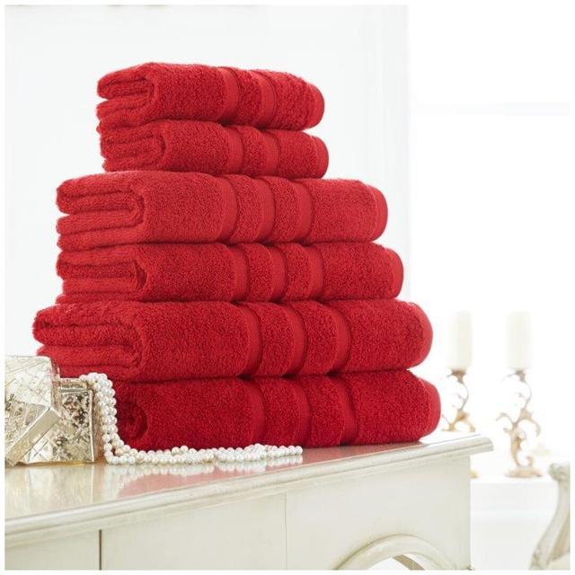 Bevill 2 Piece Bath Towel Same-Size Bale Wayfair Basics Colour: Red on Productcaster.