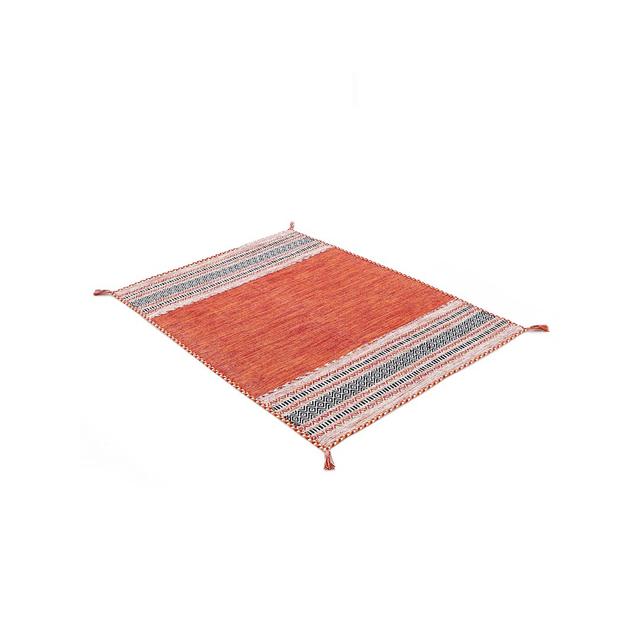 Azizi Handmade Kilim Wool Orange Rug Carpetfine Rug Size: Rectangle 80 x 150cm on Productcaster.