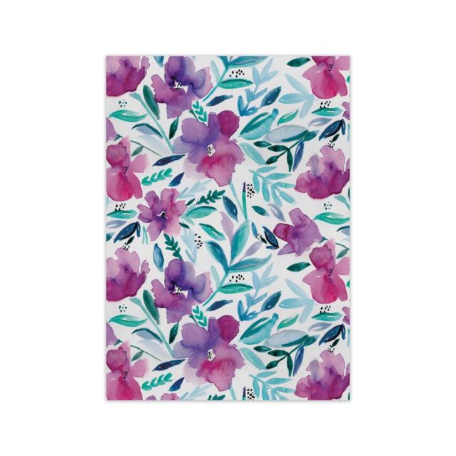 Loose Floral by Laura Irwin - Graphic Art Print on Paper 17 Stories Size: 29.7cm H x 21cm W x 3cm D, Frame Option: No Framed on Productcaster.