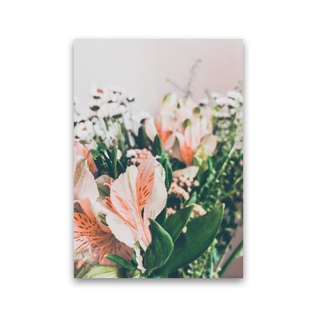 Flowers - Print 17 Stories Frame Option: No Framed, Size: 84cm H x 60cm W x 1cm D on Productcaster.