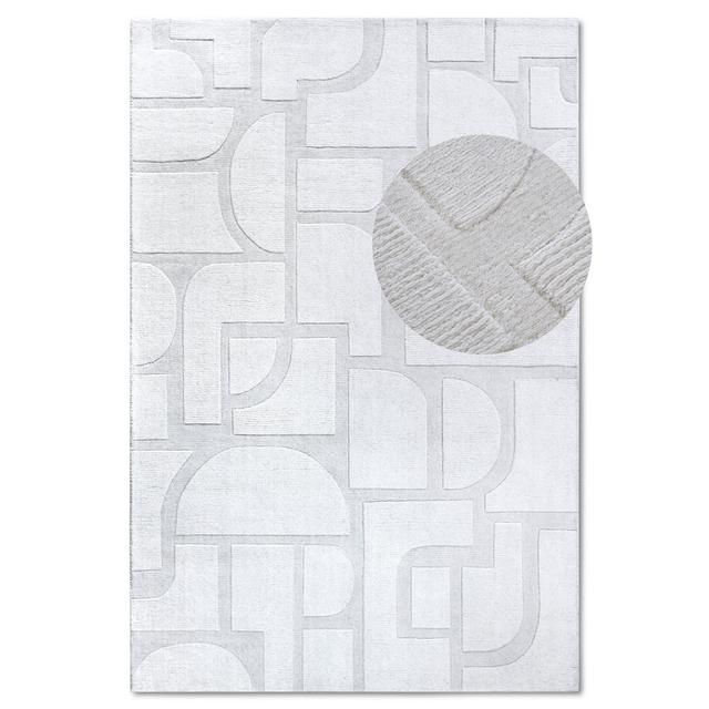 Kollektion 1906 Hand Crafted Hand Loomed Area Rug Villeroy & Boch Colour: Cream, Rug Size: Rectangular 120 cm x 170 cm on Productcaster.