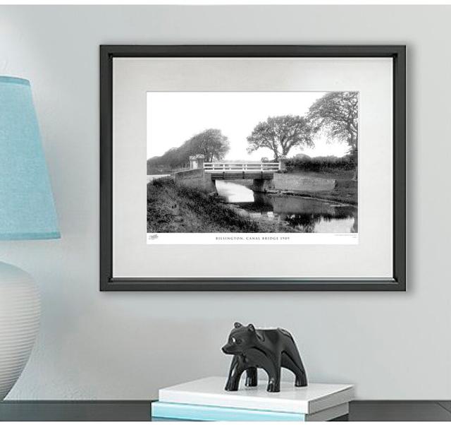 'Bilsington, Canal Bridge 1909' - Picture Frame Photograph Print on Paper The Francis Frith Collection Size: 40cm H x 50cm W x 2.3cm D on Productcaster.