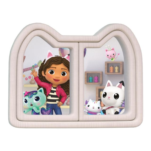 Gabby's Dollhouse Gabby & Friends Waving Window Wall Sticker Themed on Productcaster.