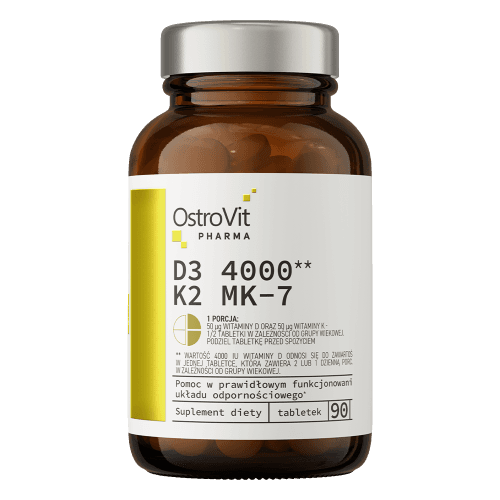 OSTROVIT Pharma D3 4000 IU + K2 MK-7 (90 tabl.) on Productcaster.