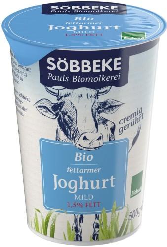 JOGURT NATURALNY 1,5% BIO 500 g - SOBBEKE on Productcaster.