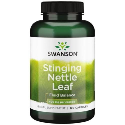 Stinging Nettle Leaf 400 mg 120 kaps. Swanson on Productcaster.