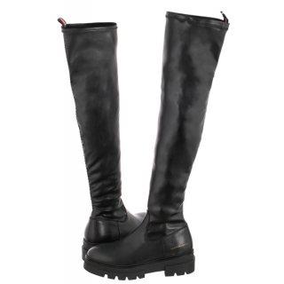 Muszkieterki Monochromatic Over The Knee Boot FW0FW07055 BDS Black (TH605-a) Tommy Hilfiger on Productcaster.