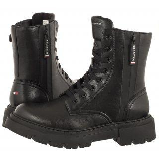 Botki Lace-Up Bootie T3A5-33026-1355 999 Black (TH849-a) Tommy Hilfiger on Productcaster.