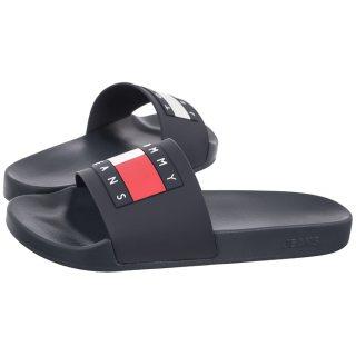 Klapki Jeans Pool Slide Ess Dark Night Navy EN0EN01191 C1G (TH1115-a) Tommy Hilfiger on Productcaster.