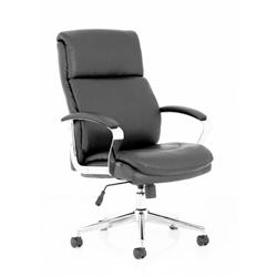 Tunis Black Bonded Leather Executive Chair , HuntOffice.co.uk on Productcaster.