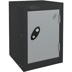 Probe Quarto 1 Door Locker Cam Lock ACTIVECOAT W305xD460xH480mm Black Body Silver Door on Productcaster.