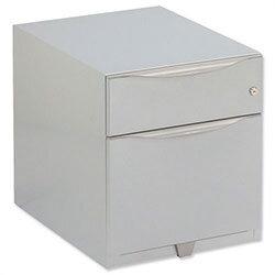 Bisley Wave Mobile Pedestal A4W Stationery and File Drawer 495H Silver WVA59MSF-RN , HuntOffice.ie on Productcaster.