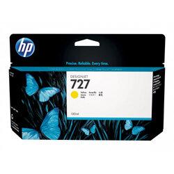 HP 727 - 130 ml - dye-based yellow - original - ink cartridge - for DesignJet T1500, T1530, T2500, T2530, T920, T930 , HuntOffice.ie on Productcaster.