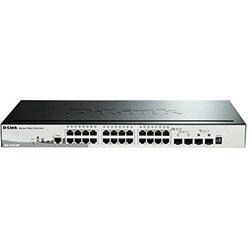 D-Link SmartPro DGS-1510-28P - Switch - L3 - Managed - 24 x 10/100/1000 (PoE+) + 2 x Gigabit SFP + 2 x 10 Gigabit SFP+ - desktop, rack-mountable - PoE on Productcaster.