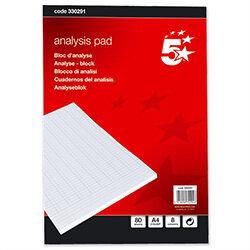 Analysis Pad 8 Cash Column 80 Leaf A4 5 Star on Productcaster.