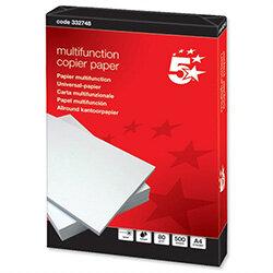 5 Star Multifunctional Printer Paper 80gsm White 500 Sheets' , ''HuntOffice.ie' on Productcaster.