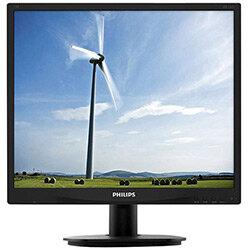 Philips S-line 19S4QAB - 19" LED Monitor - 1280x1024 - IPS - DVI-D VGA - Speakers - Black on Productcaster.