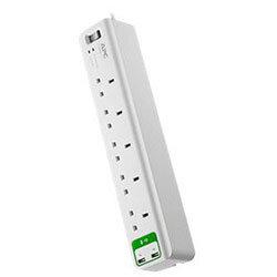 APC Surgearrest Essential Surge Protector White , HuntOffice.ie on Productcaster.