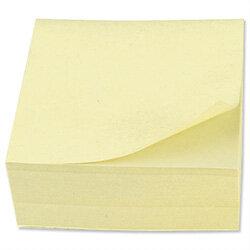 Sticky Notes Cube Pad of 400 Sheets 76x76mm Yellow 5 Star on Productcaster.