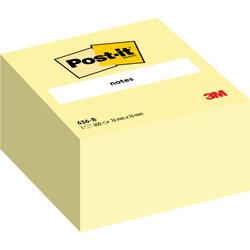 Post-it Note Cube Pad of 450 Yellow Sheets 76x76mm , HuntOffice.ie on Productcaster.