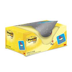 Post-it Notes 38 x 51mm Canary Yellow Value Pack of 20 653CY-VP20 , HuntOffice.ie on Productcaster.