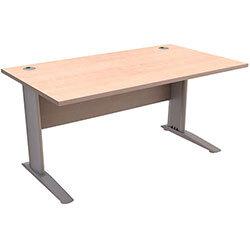 Cantilever Office Desk Rectangular W1600xD800xH725mm Beech Komo on Productcaster.