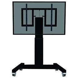 NewStar Motorized Mobile Floor Stand - 42-100" Screen - Black on Productcaster.