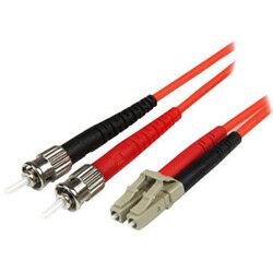 StarTech 1m Fiber Optic Cable Multimode Duplex 50/125 LSZH LC/ST OM2 LC to ST Fiber Patch Cable Fiber Optic for Network Device 1m 2 x LC Male ,  on Productcaster.