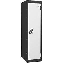 Probe Disability Locker Cam Lock ACTIVECOAT W380xD460xH1300mm Black Body White Door on Productcaster.