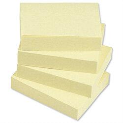 Sticky Notes Pad of 100 Sheets 38x51mm Yellow Pack 12 5 Star on Productcaster.