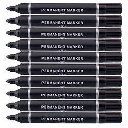 Permanent Marker Bullet Point Black [Pack 10] 5 Star on Productcaster.