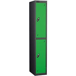 Probe 2 Door Locker Cam Lock ACTIVECOAT W305xD380xH1780mm Black Body Green Door on Productcaster.