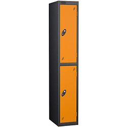 Probe 2 Door Locker Cam Lock ACTIVECOAT W305xD380xH1780mm Black Body Orange Door on Productcaster.