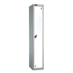 Probe 1 Door Locker Cam Lock ACTIVECOAT W305xD380xH1780mm Silver Body White Door on Productcaster.