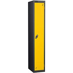 Probe 1 Door Locker Cam Lock ACTIVECOAT W305xD460xH1780mm Black Body Yellow Door on Productcaster.