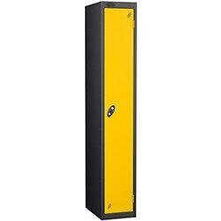 Probe 1 Door Locker Cam Lock ACTIVECOAT W380xD460xH1780mm Black Body Yellow Door on Productcaster.